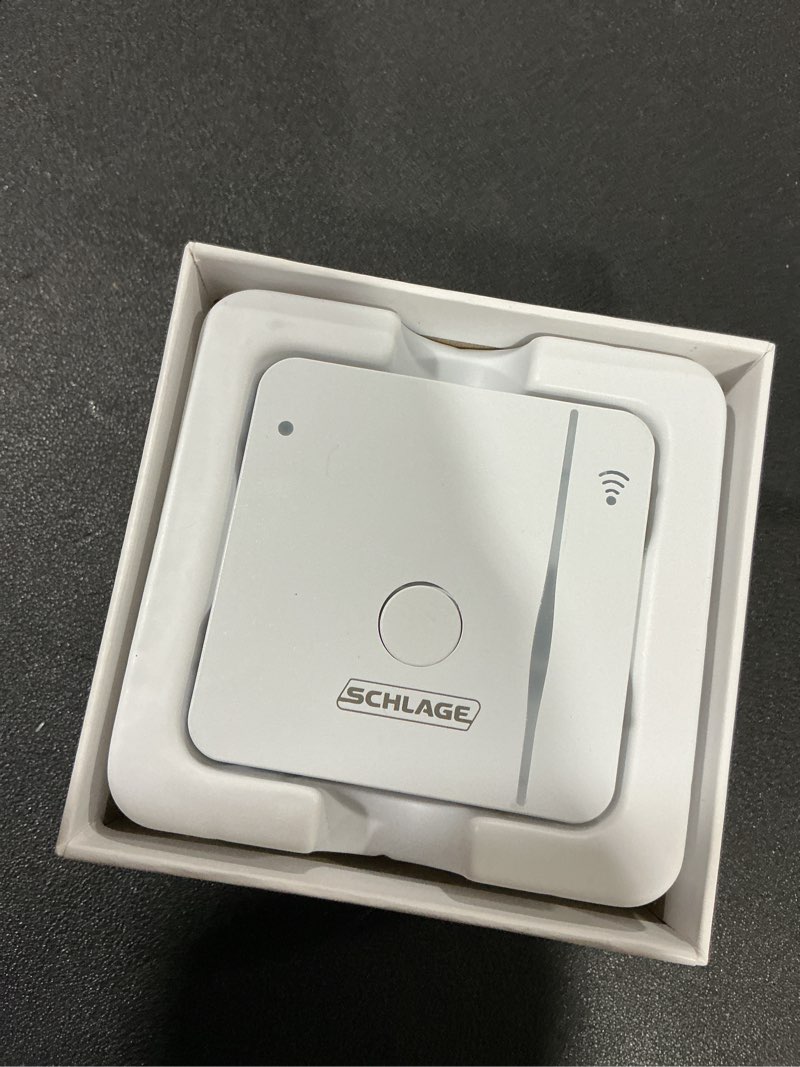 Condition photo showing Good Condition for SCHLAGE BR400 Sense Wi-Fi Adapter (2.4GHz WiFi Only) | Works With SCHLAGE Sense , White