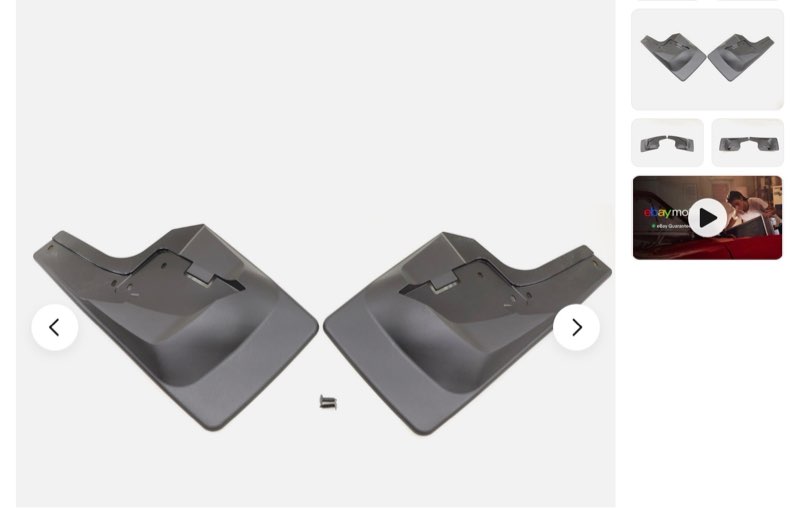 NEW Weathertech Rear Molded Splash Guard Mud Flaps 120109 RAM 2500 3500 2019