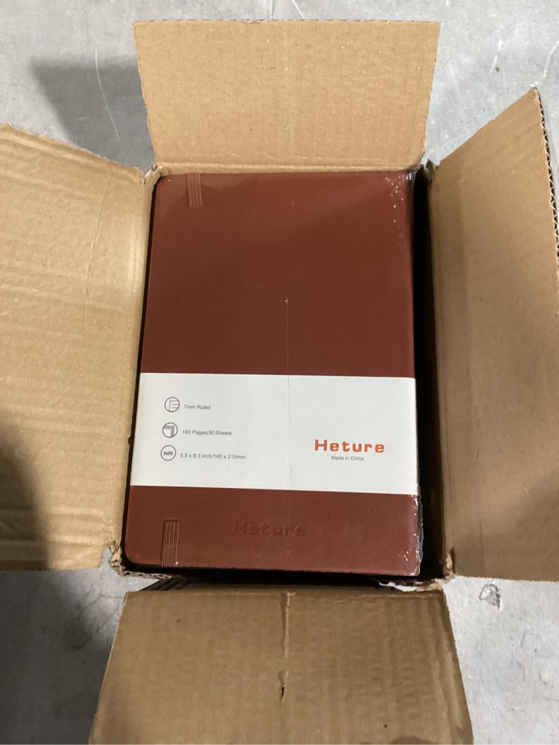 Condition photo showing Good Condition for Hardcover Notebooks, 6 Packs A5 Lined Journals Notebook for Writing 160 Pages, 8.2 x 5.5 inch, Classic Ruled Notebooks for College/Work/Travel (Assorted Color-6 Pack) 6 Pack Assorted Color