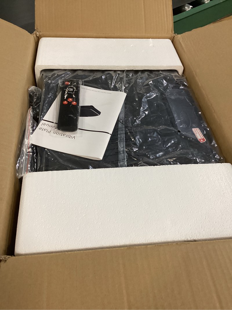 Condition photo showing Good Condition for Vibration Plate Exercise Machine, Vibration Plate Platform for Lymphatic Drainage, 200 Adjustable Speeds Power Shaping Vibrating Plate Helps Weight Loss, Shaping, Max Weight 450 Lbs Black