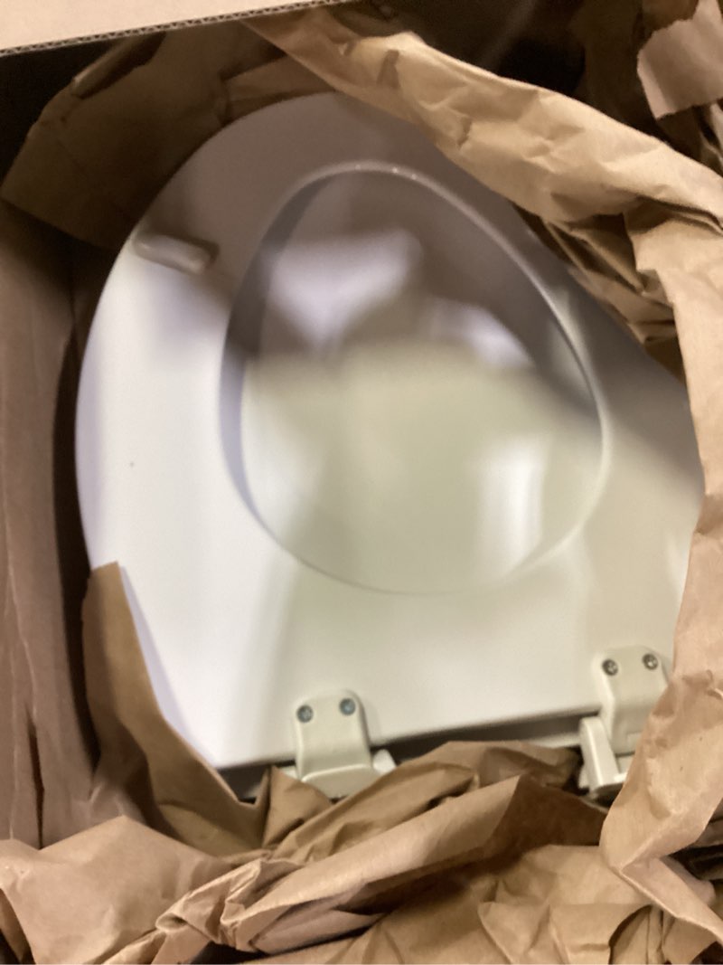 Condition photo showing Good Condition for Bemis 1500EC 390 Lift-Off Wood Elongated Toilet Seat, Cotton White (Pack of 1)