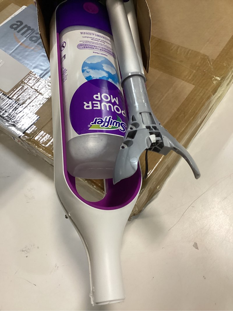 Condition photo showing As Is for Swiffer Power Mop Multi-Surface Kit for Floor Cleaning  Fresh Scent
