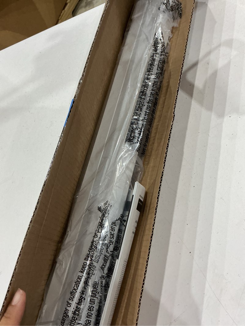 Condition photo showing Good Condition for lazblinds cordless cellular shades, no tools no drill blackout honeycomb shades pleated blinds for windows, 27.5'' w x 48'' h, silver white blackout-silver white 27 1/2'' w × 48'' h