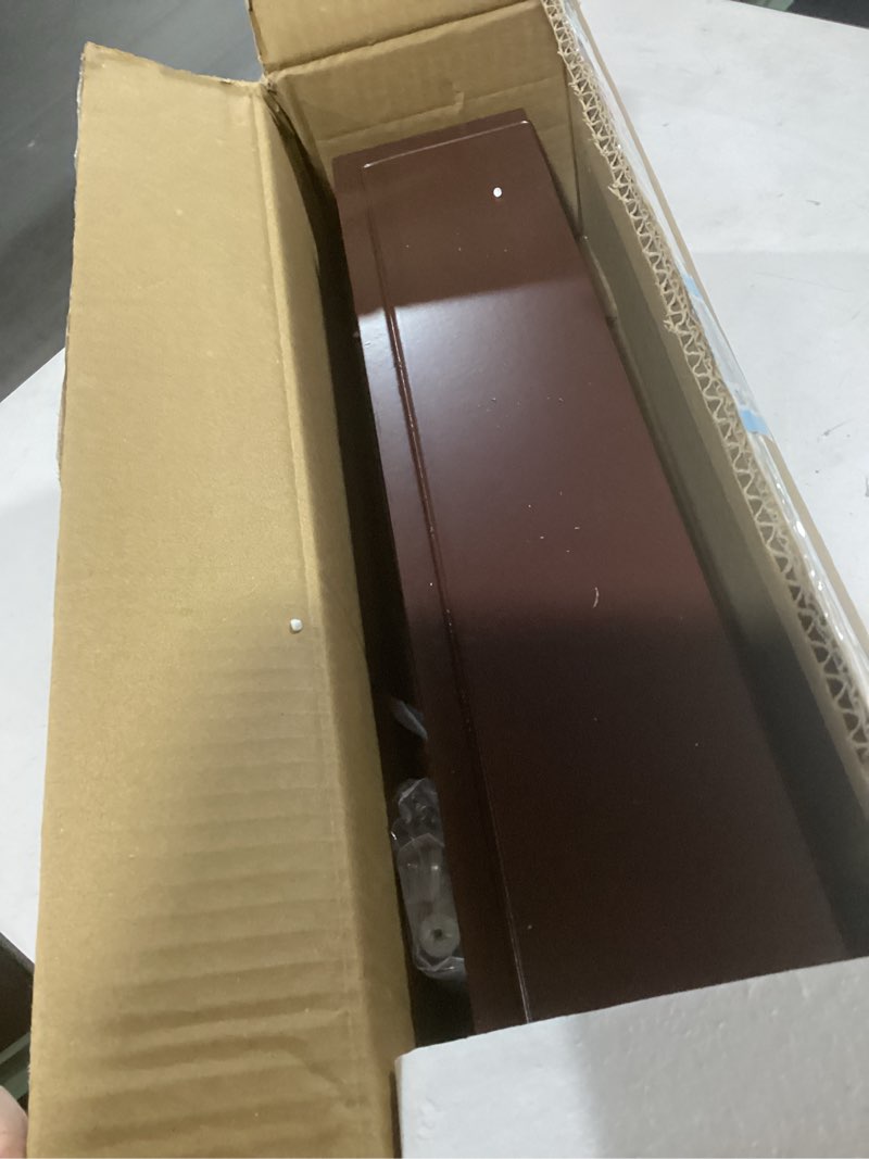 Condition photo showing Good Condition for Floating Wall Shelves Sets 3 PCS with Invisible Bracket Picture Ledge Units and Storage,Office Wall Organizer (3, Espresso) 3 Espresso