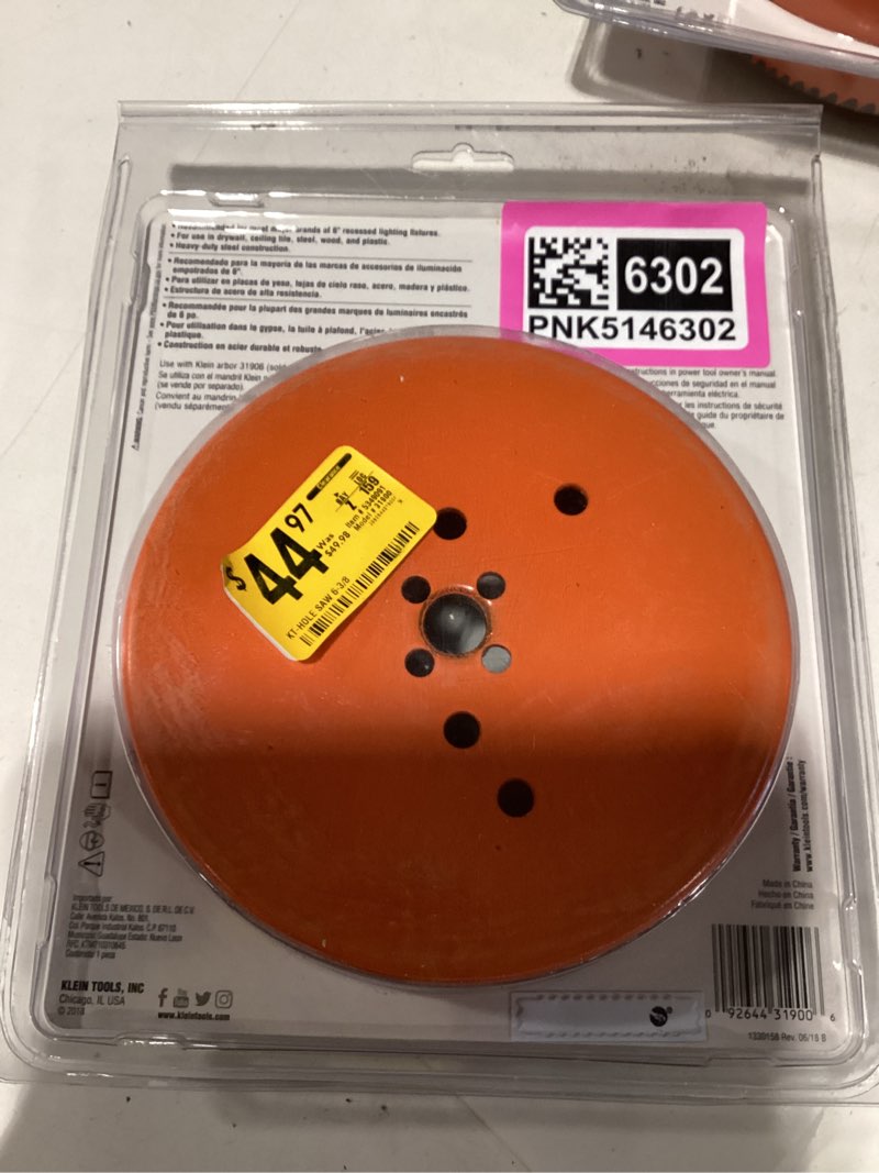 Condition photo showing Good Condition for 6-3/8 in. bi-metal hole saw