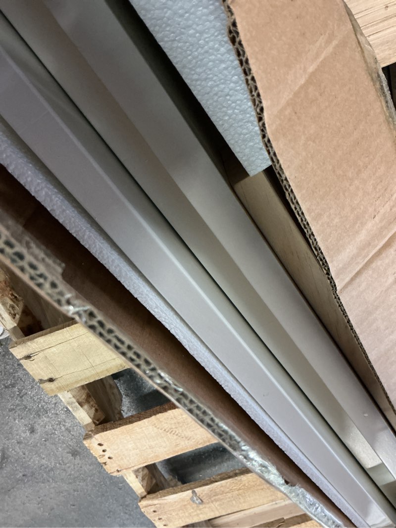 Condition photo showing As Is for Full-Size Conversion Kit Bed Rails for Baby Cache Convertible Cribs - Solid Wood Rail - Toddler and Adult Bed Rail for Full-Size Beds - Essential Nursery & Baby Furniture (White)