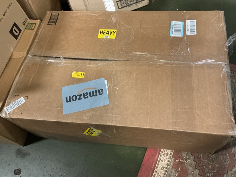 Condition photo showing Good Condition for Ulif E12 Clothes Rack?Heavy Duty Freestanding Garment Rack with Shelves?Metal Clothing Closet Storage System for Hanging Clothes?71" W x 16" D x 76.5" H, Hold 960 lbs?Black