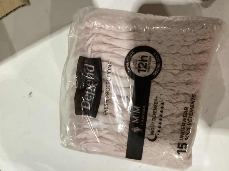 Condition photo showing New/Like New for depend fresh protection postpartum underwear for woman