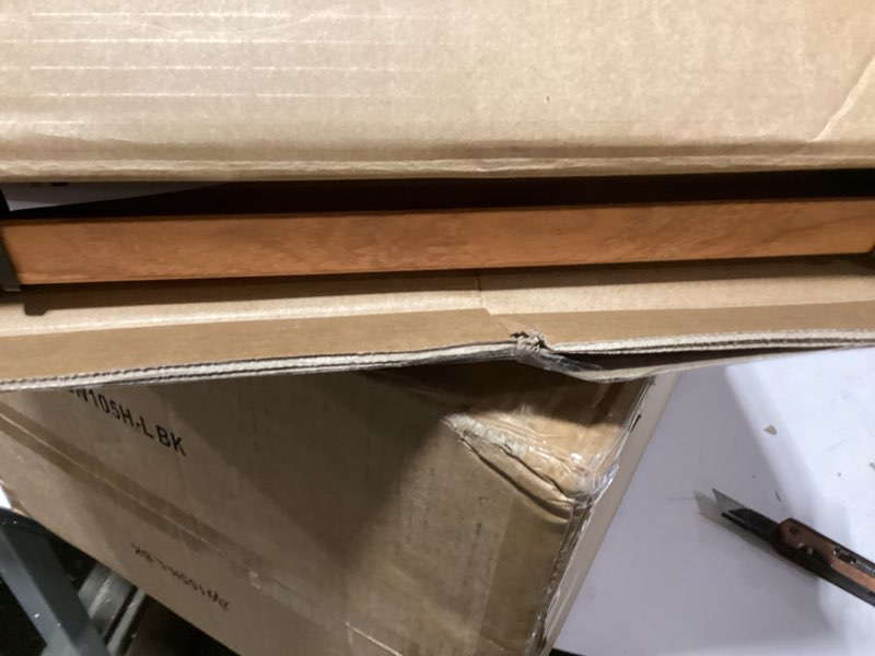 Condition photo showing As Is for HBTower Step Ladder,Lightweight Aluminum Folding Step Stool with Anti-Slip Wide Pedal,330lbs Capacity Step Ladder for Household,Kitchen,Office - BlackWoodgrain 2 Step Black&woodgrain