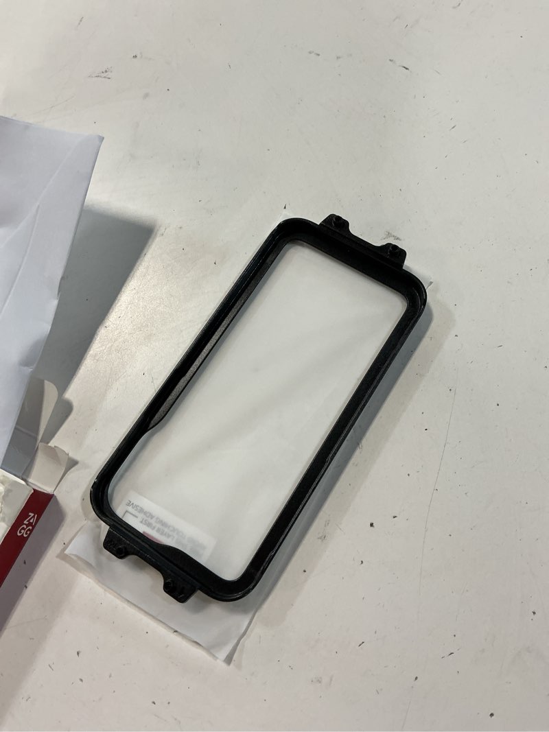 Condition photo showing As Is for zagg glass+ screen protector for iphone 14 pro max - impact & scratch protection, invisibleshield, easy to install