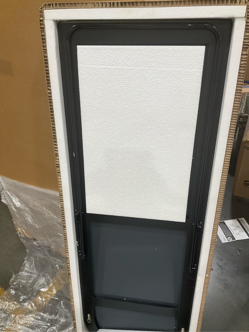 Condition photo showing New/Like New for pexfix arched full length mirror black, floor mirror, standing hanging or leaning against wall full body mirror wall mirror-64''x21''