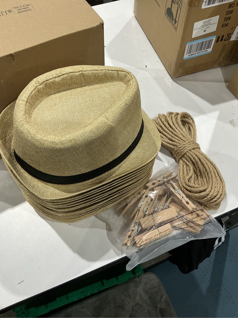 Condition photo showing Good Condition for skicuff 16 pack cuban hats bulk cuban hat banners havana night birthday party decoration wedding celebration for men women (apricot)