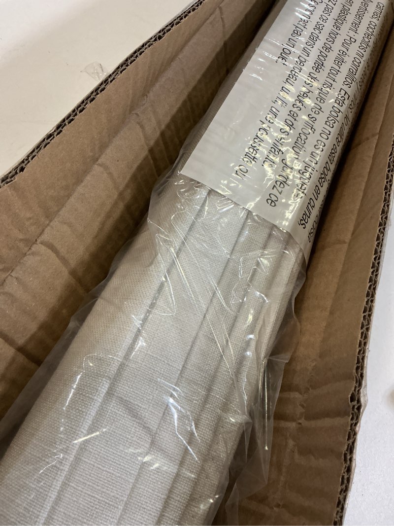 Condition photo showing New/Like New for no drill cordless tdbu roman shades, white, 33x64 | top down bottom up design offers privacy and light control with blackout fabric, thermal comfort, and uv protection blackout-white 33"w x 64"h
