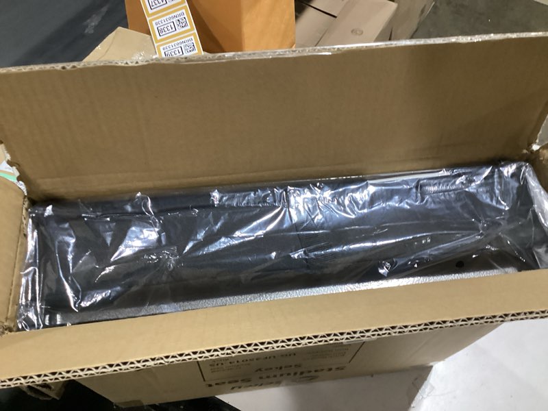 Condition photo showing Good Condition for Stadium Seats with Back Support - Padded Portable Bleacher Seat with Handle Shoulder Strap - 18.4in Wide Bleacher Chair with Back and Cushion for Sports & Outdoor Events Black 1