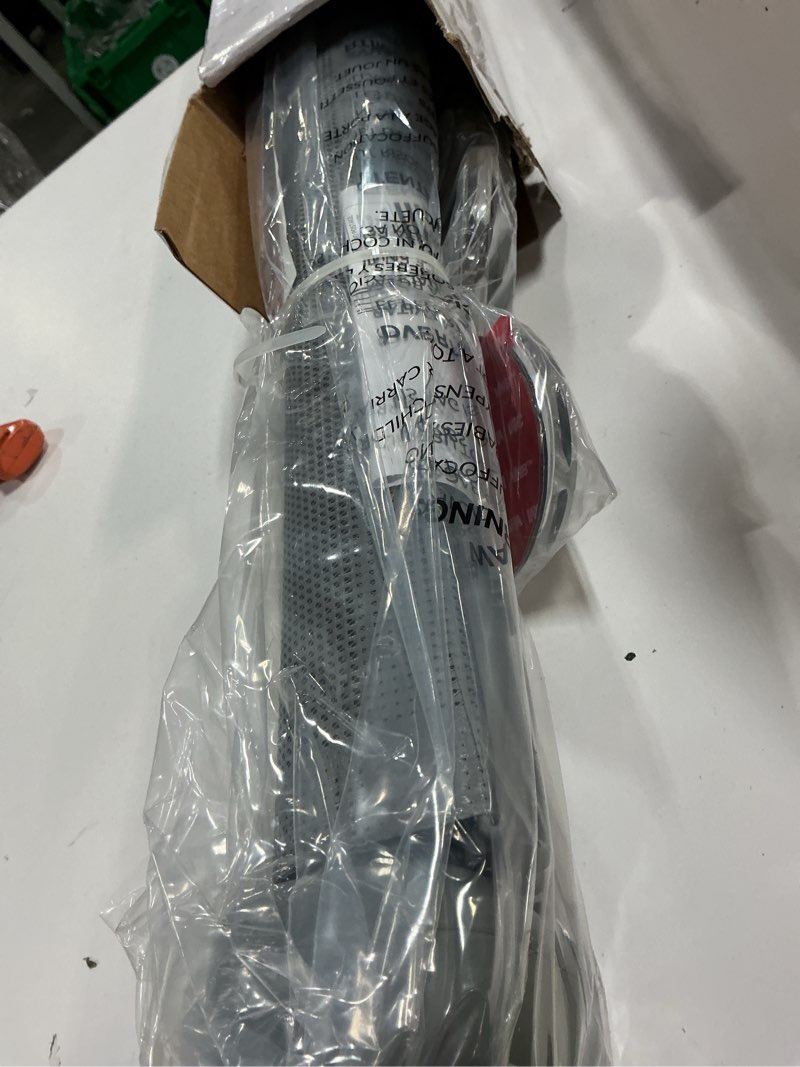 Condition photo showing New/Like New for No Drilling Retractable Baby Gates for Stairs with Auto-Lock, 33" x 55" Mesh Baby Dog Pet Cat Gate with Double Locking for Doorways, Durable Child Safety Gate for Hallways Kitchen Indoor Outdoor Gray Gray 33"Tall 55"Wide NO-Drill