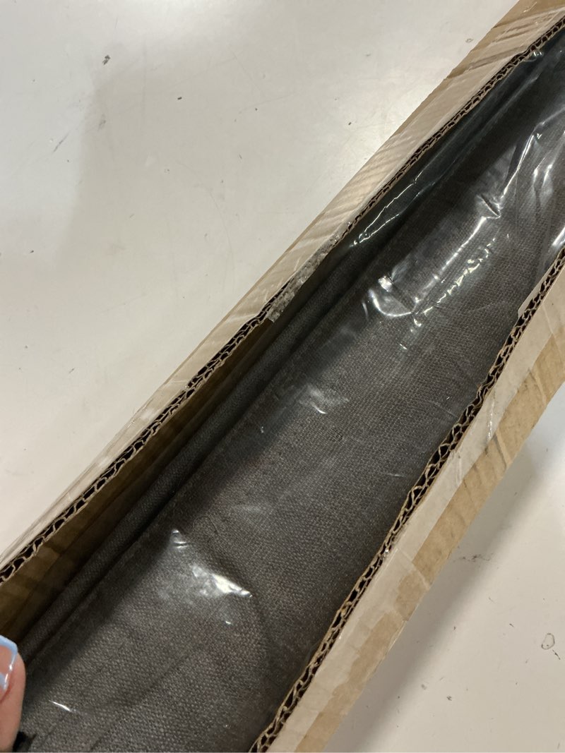 Condition photo showing Good Condition for arlo blinds thermal room darkening fabric roman shades, color: graphite, size: 34" w x 60" h, cordless lift window blinds room darkening graphite 34"w x 60"h