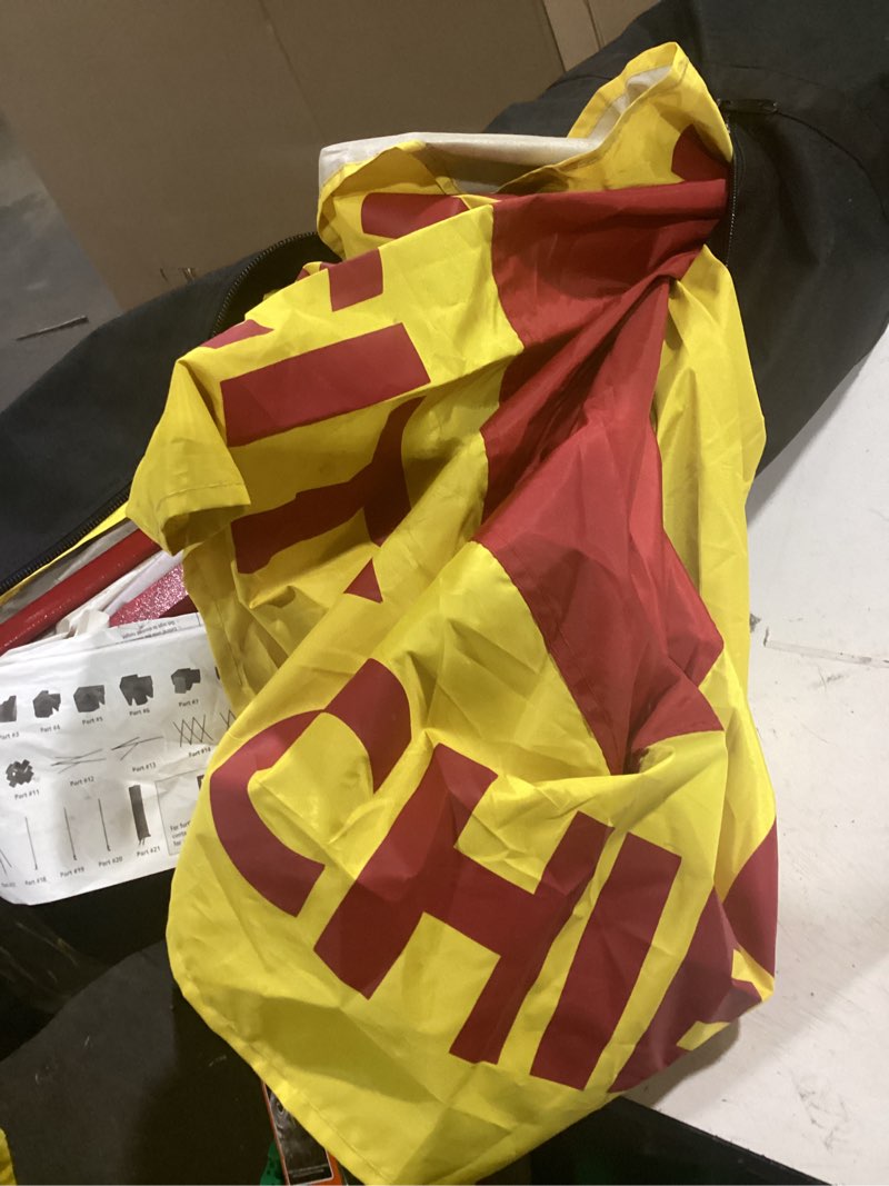 Condition photo showing Good Condition for logo 10x10 mighty shade canopy city chiefs