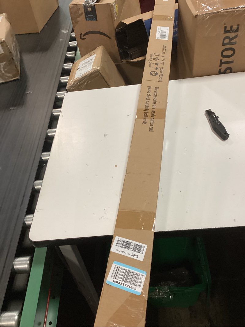 Condition photo showing New/Like New for smonter cordless blackout roller shades for windows- room darkening roller blinds with valance, high shading & uv protection, 61" w x 72" h, grey