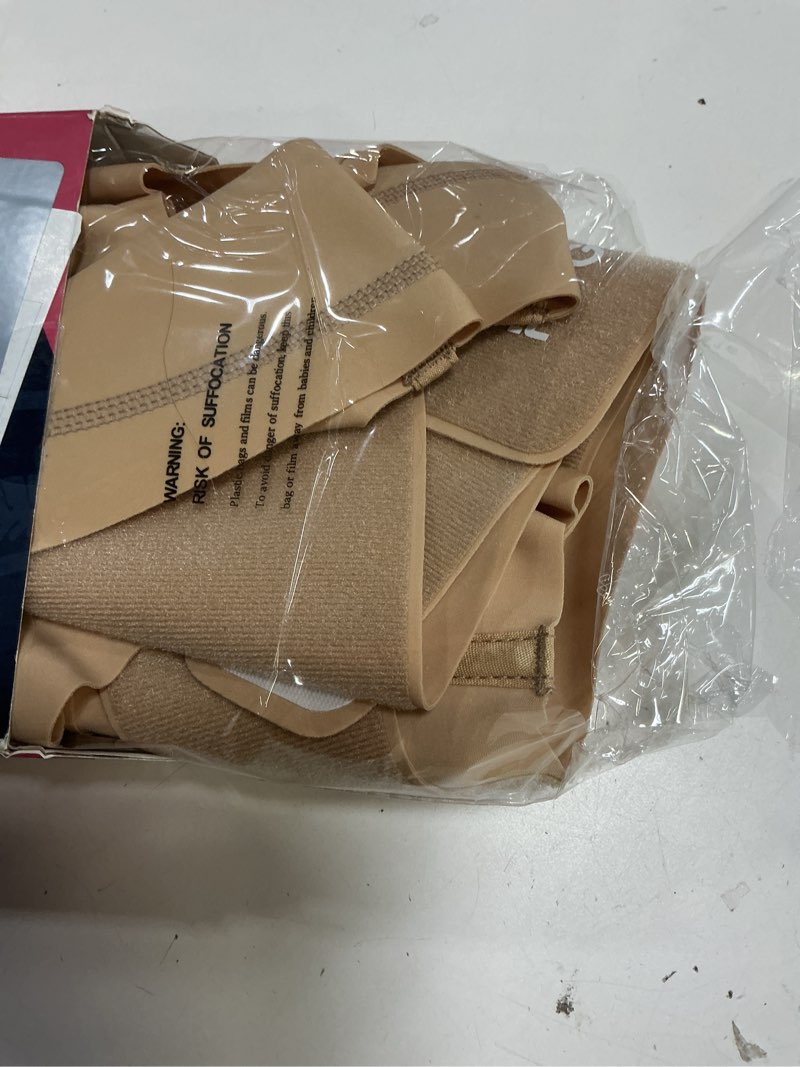 Condition photo showing New/Like New for Fit Geno Posture Corrector for Women Invisilite: Invisible Lightweight Back Brace for Neck Shoulder & Upper Back Pain Relief - Improve Posture Correct Hunchback Slouching Under Clothes X-Large Beige XL (Under Bust 38\"- 43\")