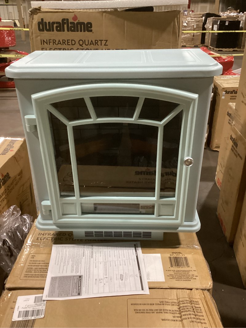 Condition photo showing Good Condition for duraflame Infrared Quartz Electric Stove Heater - DFI-591-11 - Sky Blue