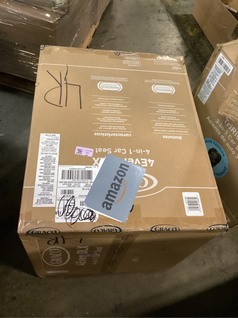 Condition photo showing New/Like New for Graco 4Ever DLX 4-in-1 Car Seat, Charlie | Infant to Toddler Car Seat, with 10 Years of Use | Rear-Facing, Forward-Facing and Booster Modes | Safe, Comfortable and Convenient