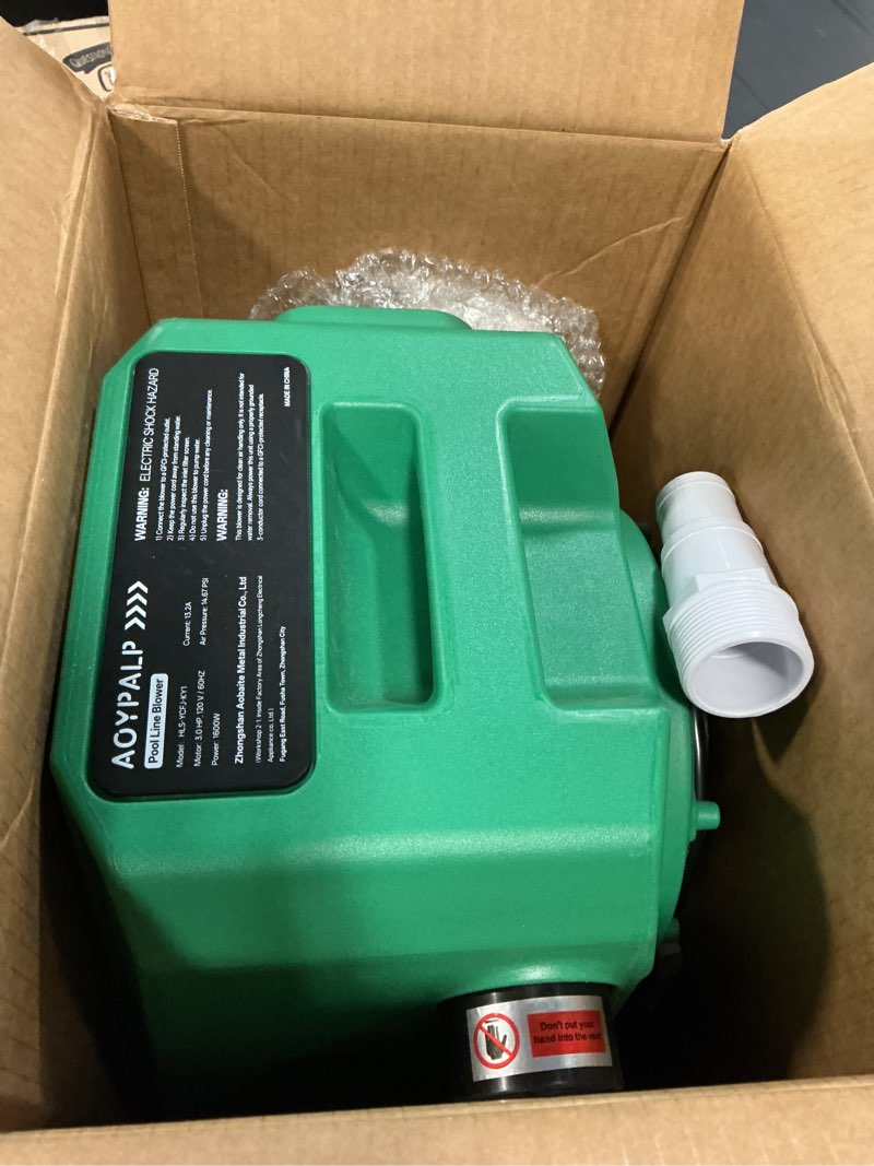 Condition photo showing Good Condition for pool blower for winterizing - vinyl liner vacuum with 10 ft power cord, 120 volt powerful and portable pool line blower for home