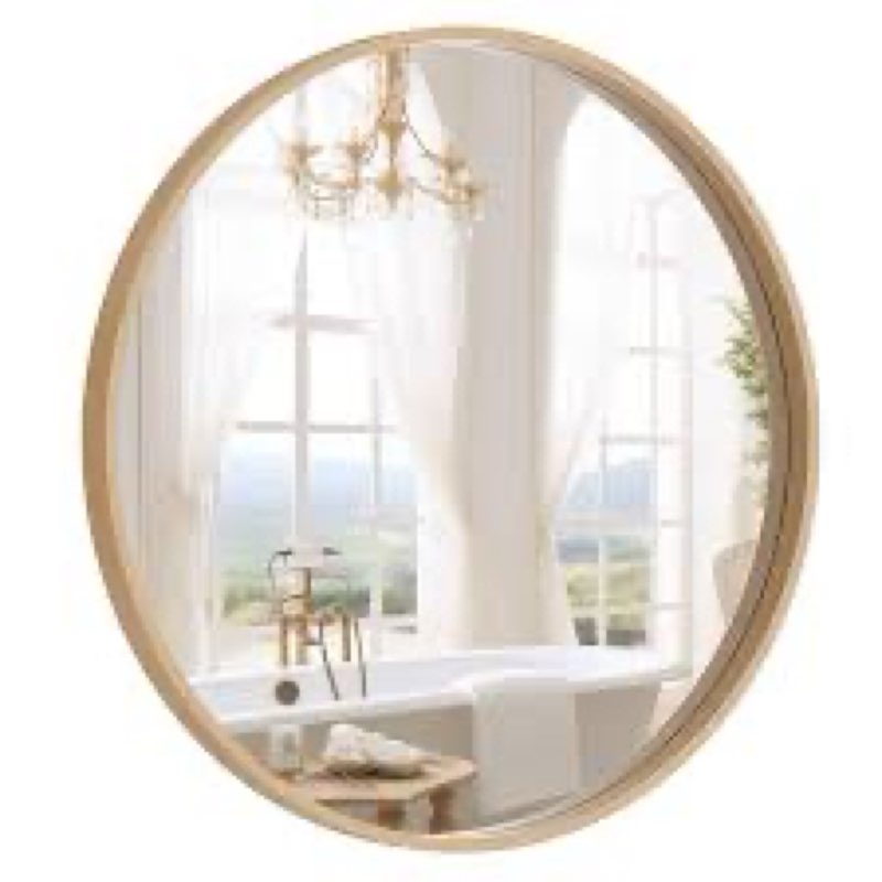 Round wall mirror 24 inch ,nature