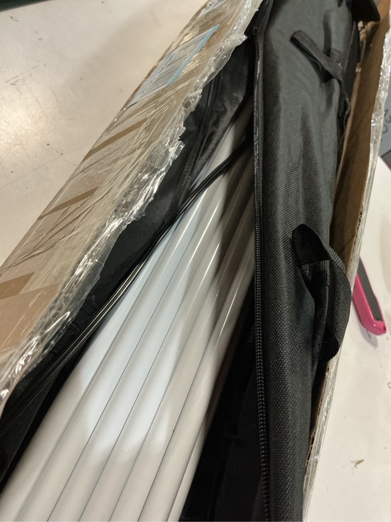 Condition photo showing Good Condition for photo light box, portable 12/16/20/24/32 photo studio light box, shooting tent kit with 405 light beads and 6 color backdrops. lightbox with 3 stepless dimming light boards for product photography 32" x 32" x 32"