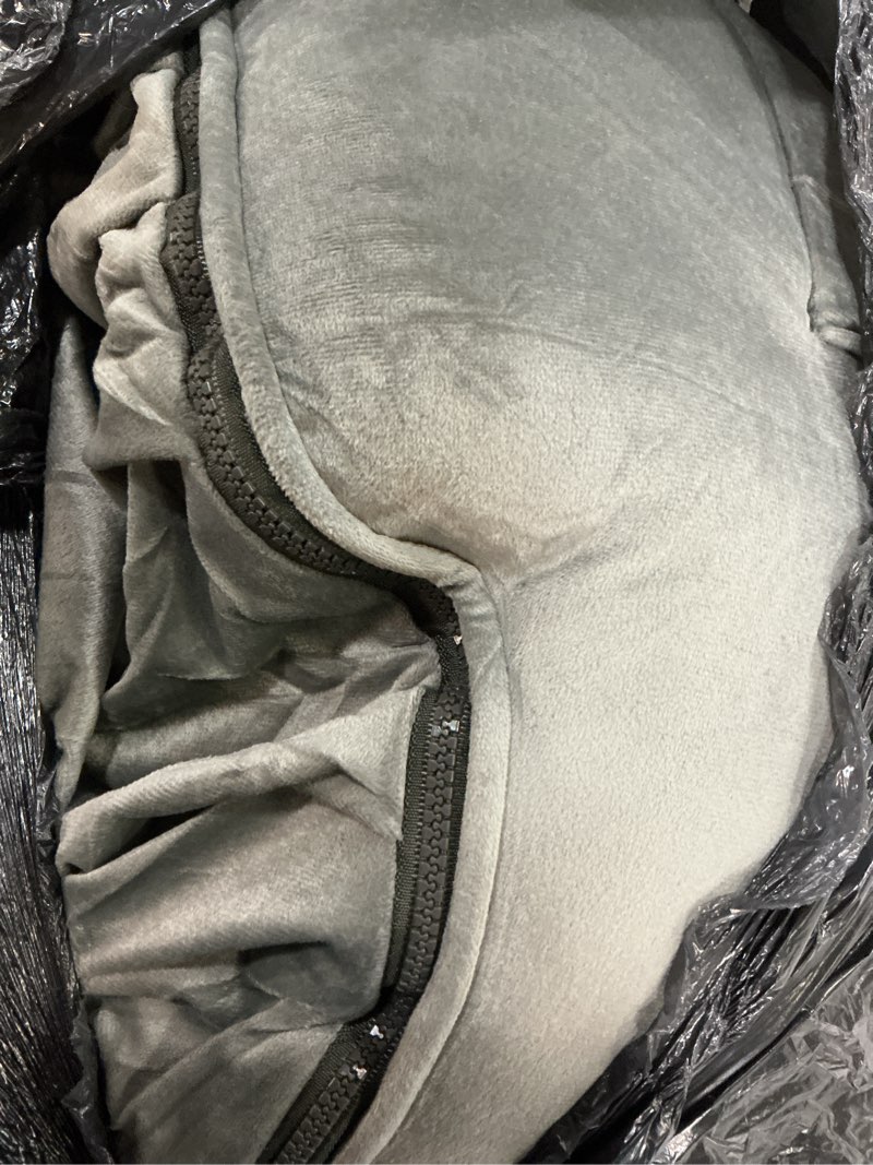 Condition photo showing As Is for Orthopedic Dog Car Seat for Small Breeds - Original Calming Burrow Nest for Car Anxiety Relief - 6” Memory Foam Booster & Travel Bed - for Dogs Under 25lbs, Frenchie, Chihuahua