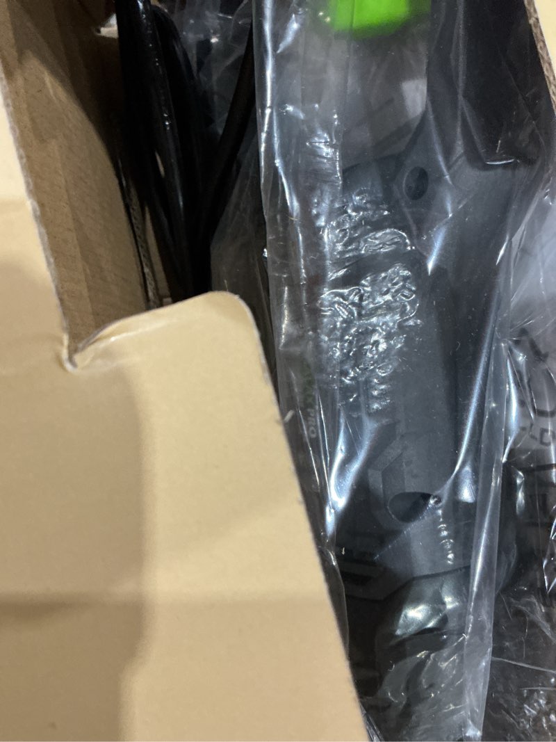 Condition photo showing As Is for galax pro 120v reciprocating saw, 6.0 amp variable speed corded reciprocating saw with1-1/8" stroke length, 2800rpm and 6" max for wood, metal, pvc pipe cutting corded recip saw