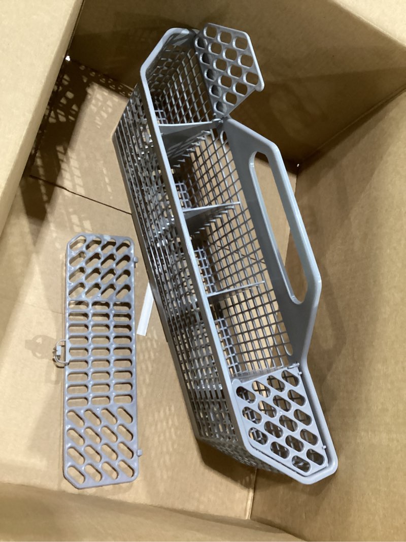 Condition photo showing Good Condition for universal dishwasher cutlery basket replacement wd28x10128 dishwasher utensil silverware basket, compatible with part no. ah959351, ea959351, ps959351, wd28x10127, wd28x10132