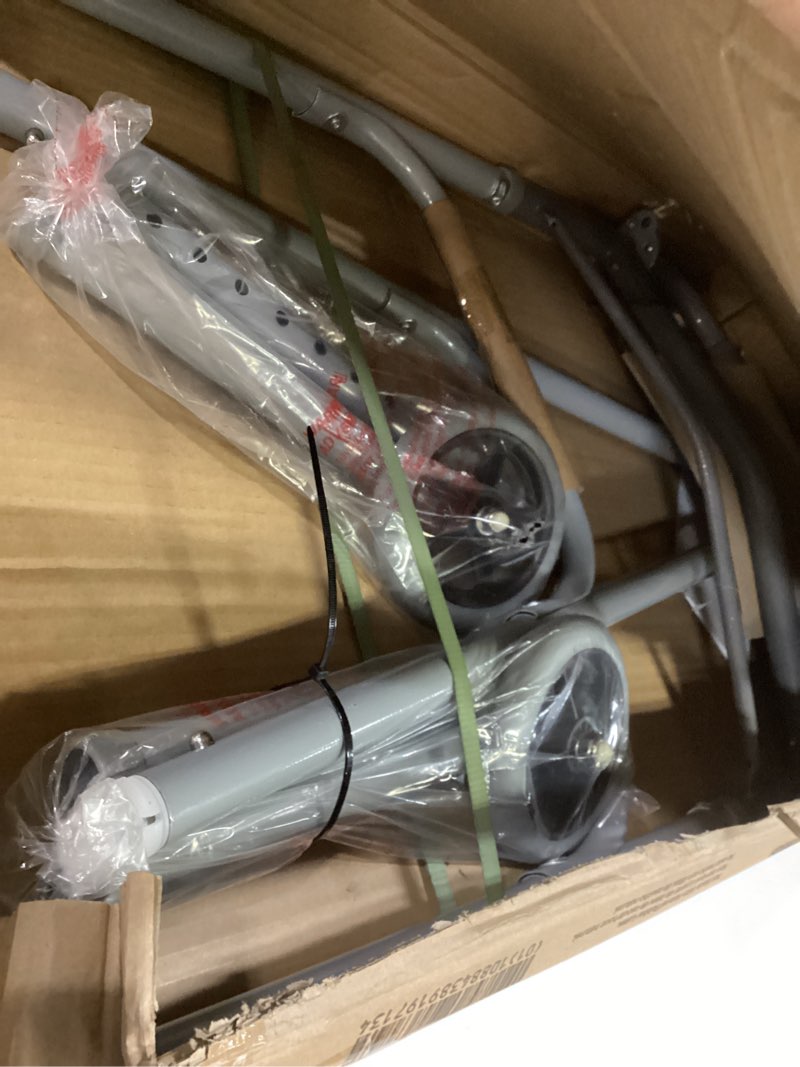 Condition photo showing Good Condition for Medline Lightweight Folding Walkers for Seniors, Adults with 5” Wheels, Steel Frame Supports up to 400 lbs.