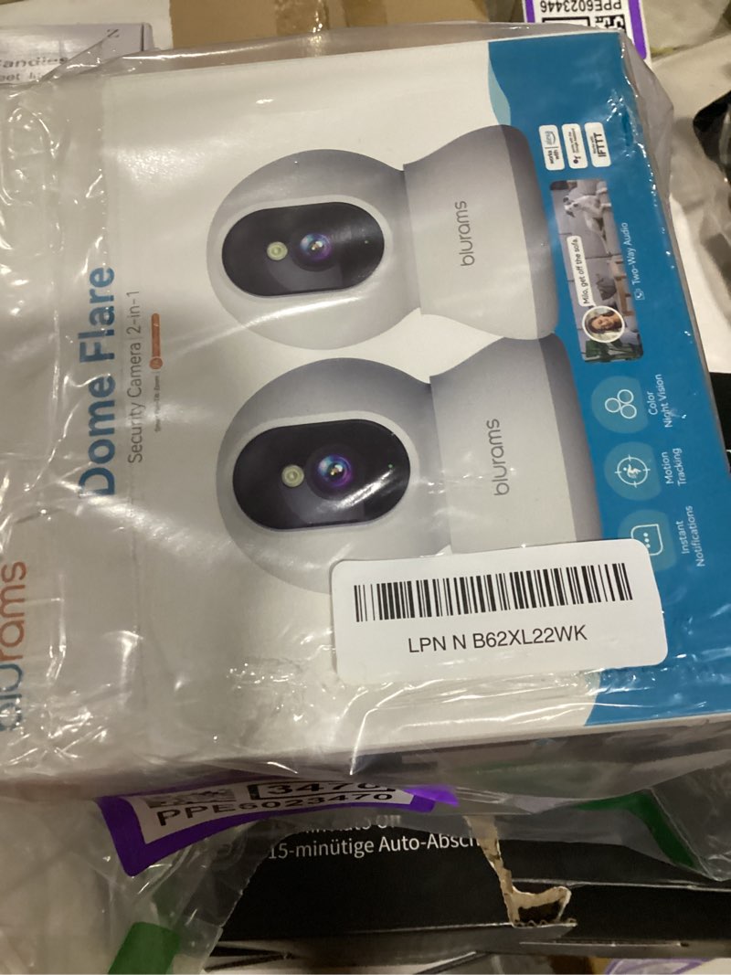 Condition photo showing Good Condition for blurams cameras for home security, 2k pet camera with phone app, 5ghz/2.4ghz dual-band, 360° ptz indoor cameras, 2-way talk, motion tracking, color/ir night vision, cloud&sd, works with alexa (4pack) 4pack dual-band
