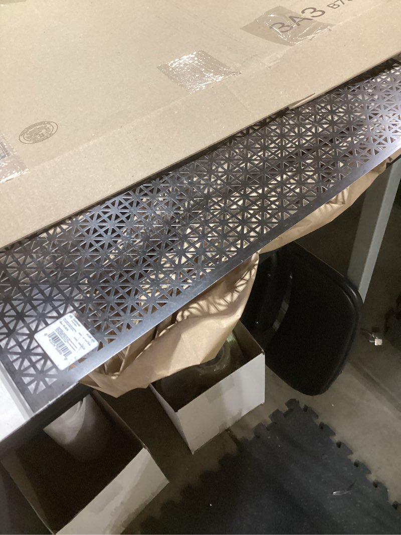 Condition photo showing Good Condition for m-d building products 56006 12 in. x 24 in. x .020 in. black aluminum sheet union jack no size black