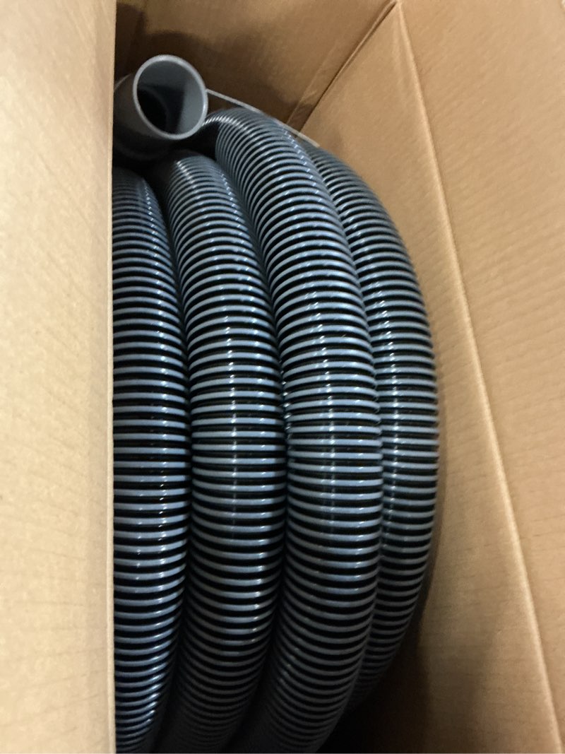 Condition photo showing Good Condition for sepetrel manual pool vacuum hose 1-1/2" x 35ft, kink-free swivel cuff heavy duty spiral wound pool c