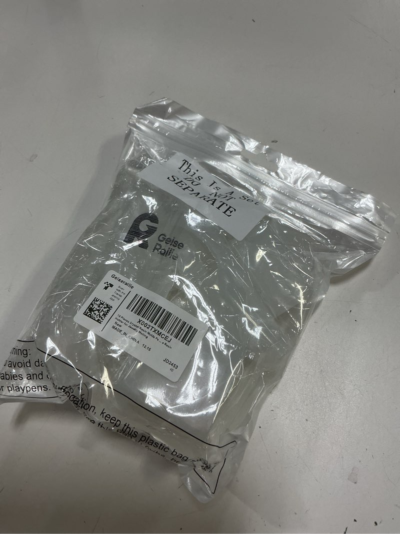 Condition photo showing New/Like New for 15 Pieces Crystal Resin Molds Pendulum Silicone Crystal Molds Include Pyramid, Round Cone, Sphere, Triangular Cone, Multi-Facet Gemstone Cube Resin Holder for Jewelry Making