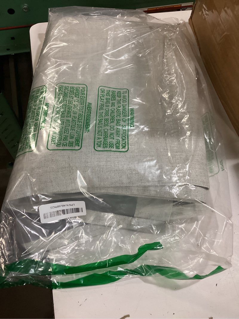 Condition photo showing Good Condition for CUCRAF Linen 100% Blackout Curtains 90 Inch Length 2 Panels Set, Back Tab and Rod Pocket Curtain for