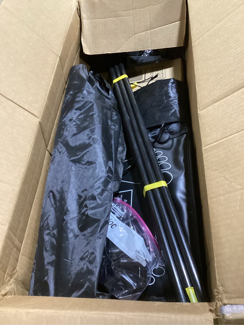 Condition photo showing As Is for MIXC Upgraded Infrared Sauna Box Low EMF– Ideal for Relaxation & Detoxification | Includes Folding Chair | Multi-Layer Full-Body Sauna Tent for Home,Spa,Indoor,Outdoor & Gym Use (Infrared Version) Infrared Version-Black