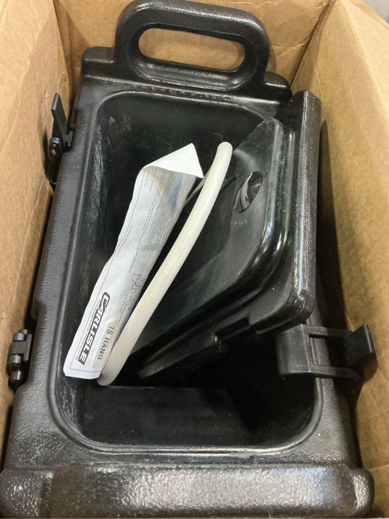 Condition photo showing Good Condition for Carlisle FoodService Products Cateraide Round Beverage Dispenser Drink Dispenser with Spigot for Catering and Events, 2.5 Gallons, Black 2.5 Gallon Black