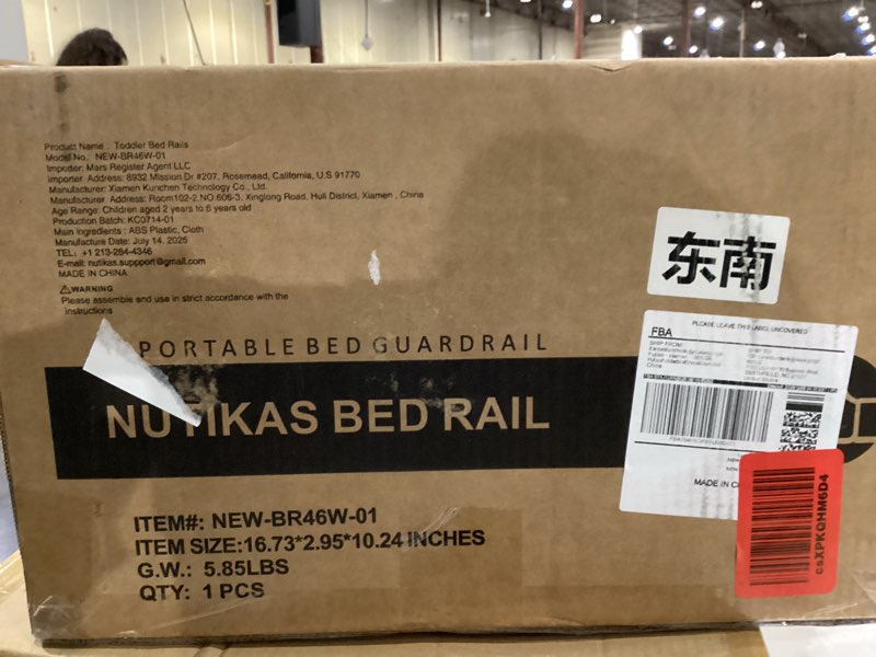 Condition photo showing New/Like New for Baby Bed Rail Guard for Toddlers -47" Toddler Bed Rails for Twin, Full, Queen, King Bunk Size Bed Swing Down Bedrail Extral Tall Child Safety Side Railing Guards for Kids 47 Inch White