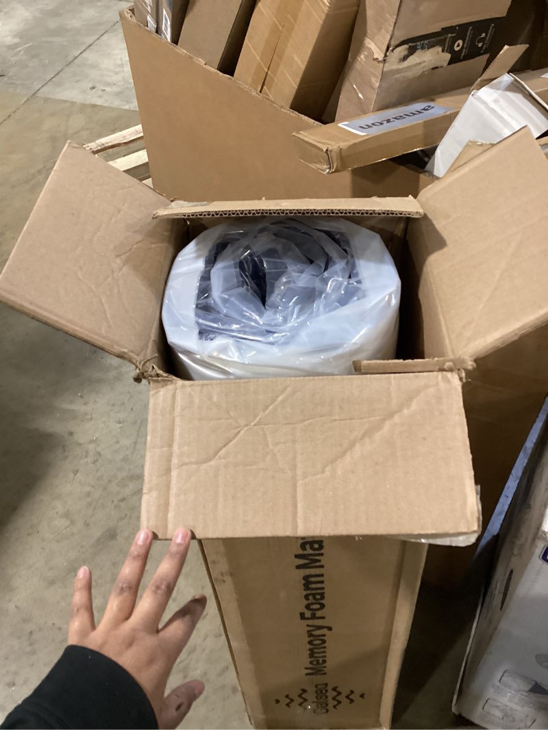 Condition photo showing New/Like New for 6 Inch Twin Size Mattress, Firm Gel Memory Foam Twin Mattress in a Box, Firm Back Support for Pressure Relief & Spinal Alignment, CertiPUR-US Certified, Fiberglass-Free