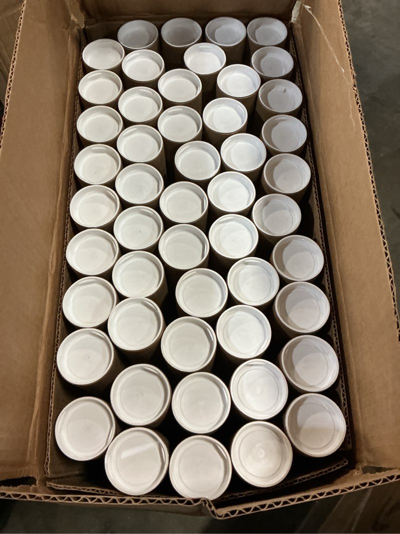 Condition photo showing New/Like New for aviditi cardboard tubes with caps, 24"l x 2"w x 2"h, pack of 50 | poster tube for mailing and storage of blueprints, artwork, crafts, long art holder, 24 inches kraft - 50 pack