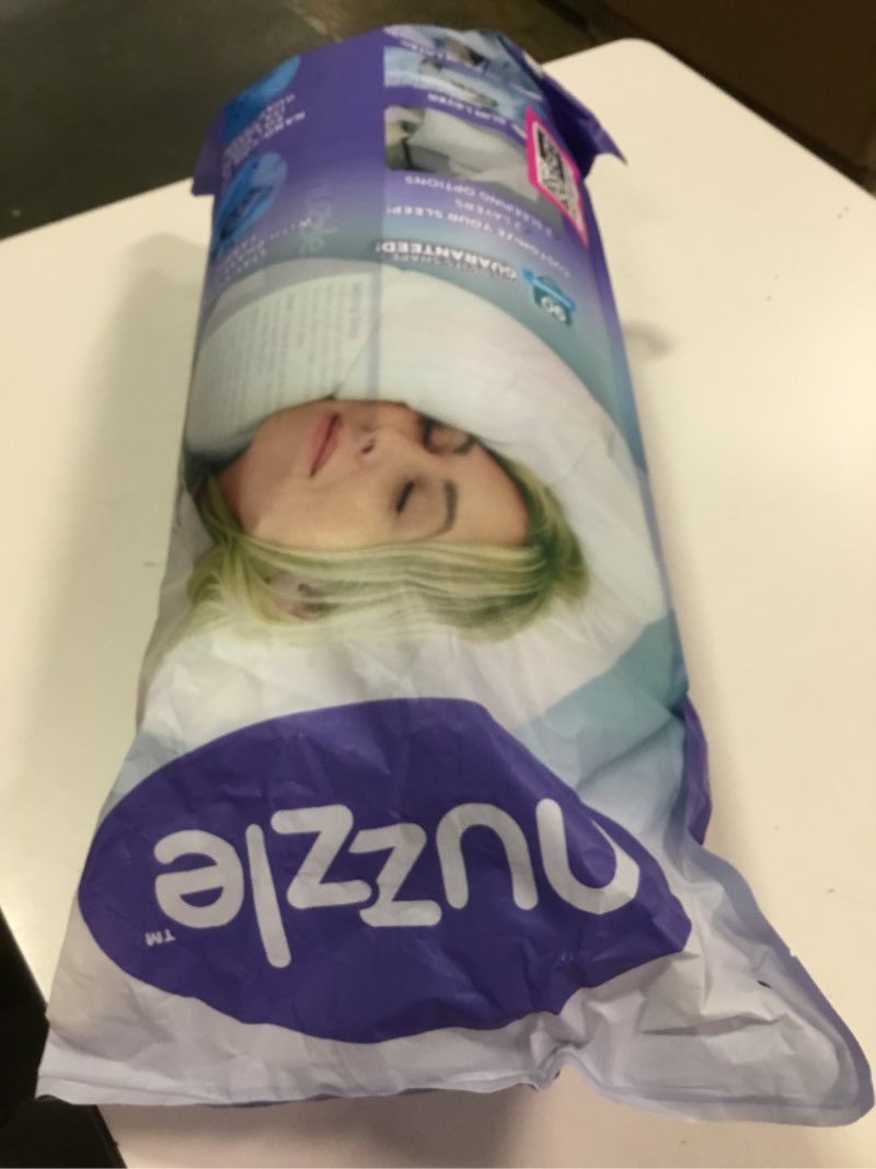 Condition photo showing Good Condition for Nuzzle Cooling Adjustable Pillows for Side Sleepers, Luxury King Size Set of 2 Bed Pillows Hotel Collection - Best Adjust Height Soft Firm Pillows for Back, Stomach and Side Sleepers King SIze (Set of 2) White