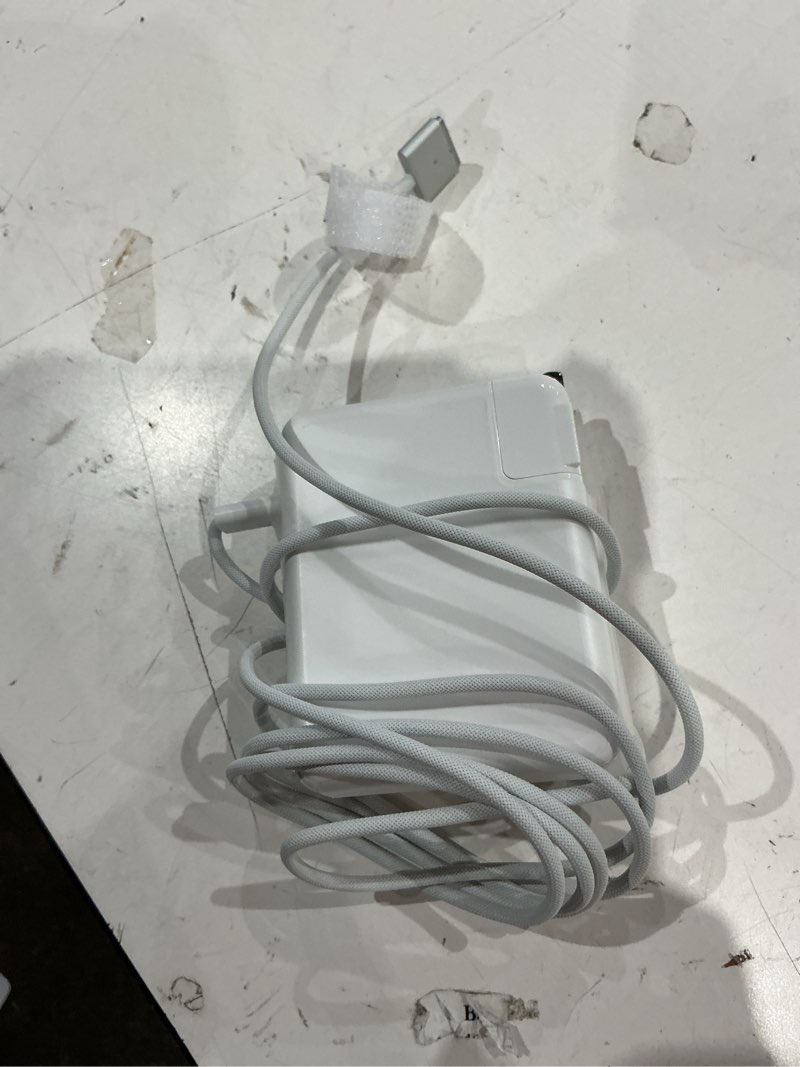 Condition photo showing Good Condition for 140w charger for macbook pro 16 14 inch mac air 15 13 inch 2026 2025 2024 23 22 21 m1–m5?original quality? fast charger power adapter & 6.6ft type c to magnetic 3 cable led applicable 2021-26 (white)