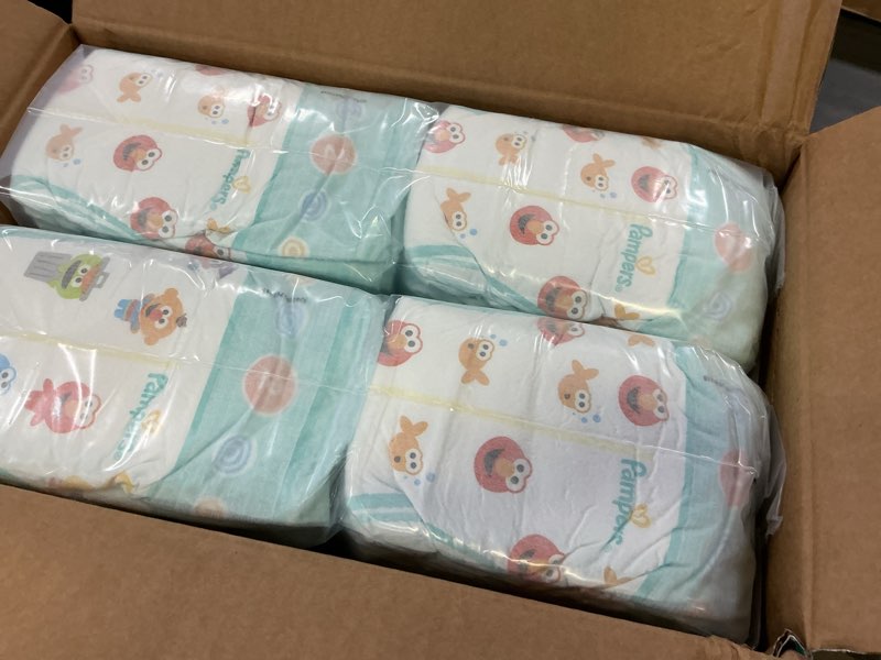 Condition photo showing New/Like New for Pampers Diapers - Baby Dry - Size 2, 112 Count, Absorbent Disposable Infant Diaper (Packaging May Vary) Size 2 112