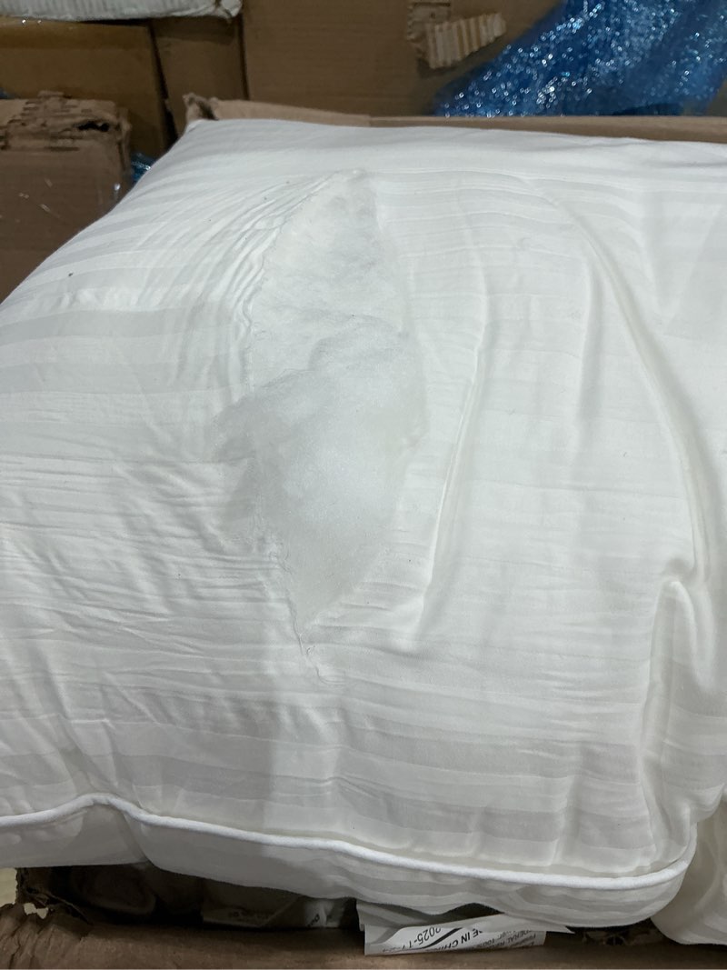 Condition photo showing As Is for beckham hotel collection bed pillows king size sets of 2