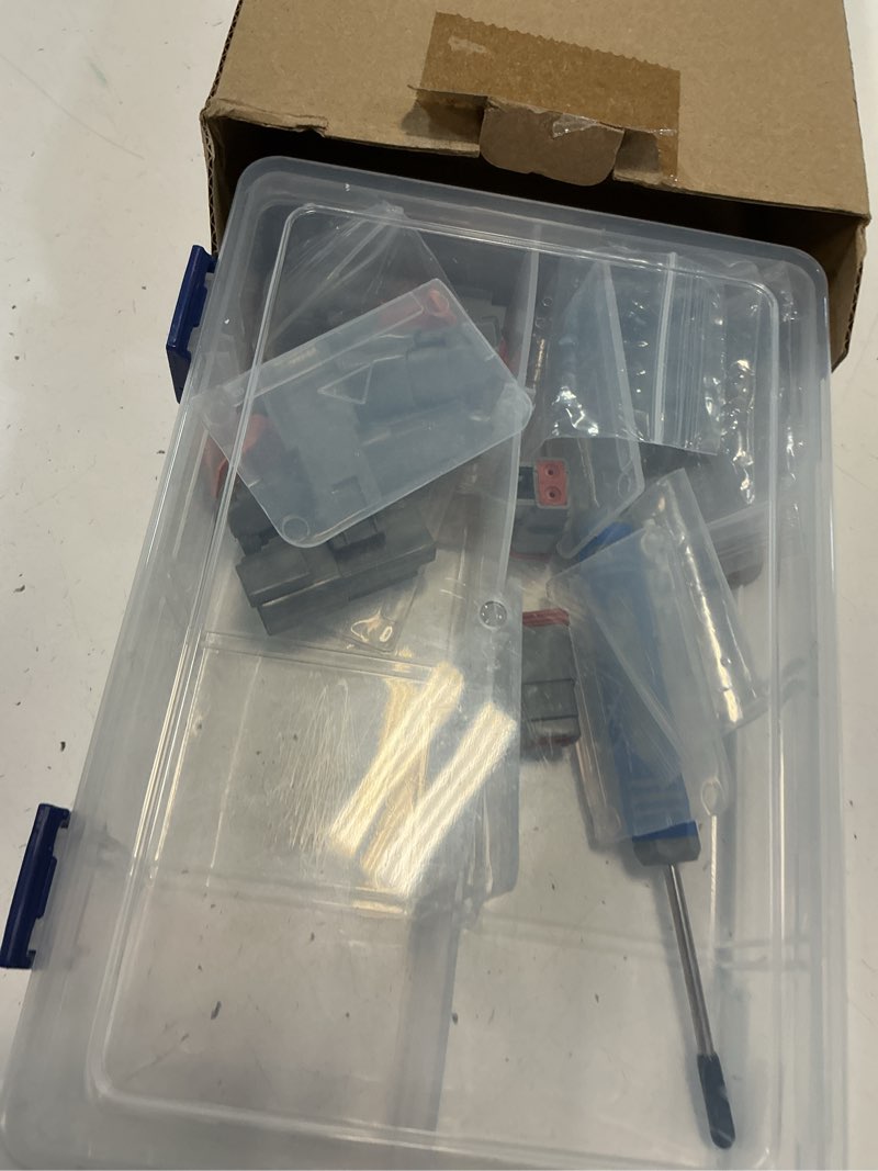 Condition photo showing Good Condition for JRready Deutsch Connector 2 Pin Connector Kits with Size 16 Solid Contacts(14-20AWG), ST6328-2 DT Series Waterproof Connector 2 Pin 5 Sets and Deutsch Pin Removal Tool DRK-RT1B with Mounting Clips DT-2Pin 5Pairs