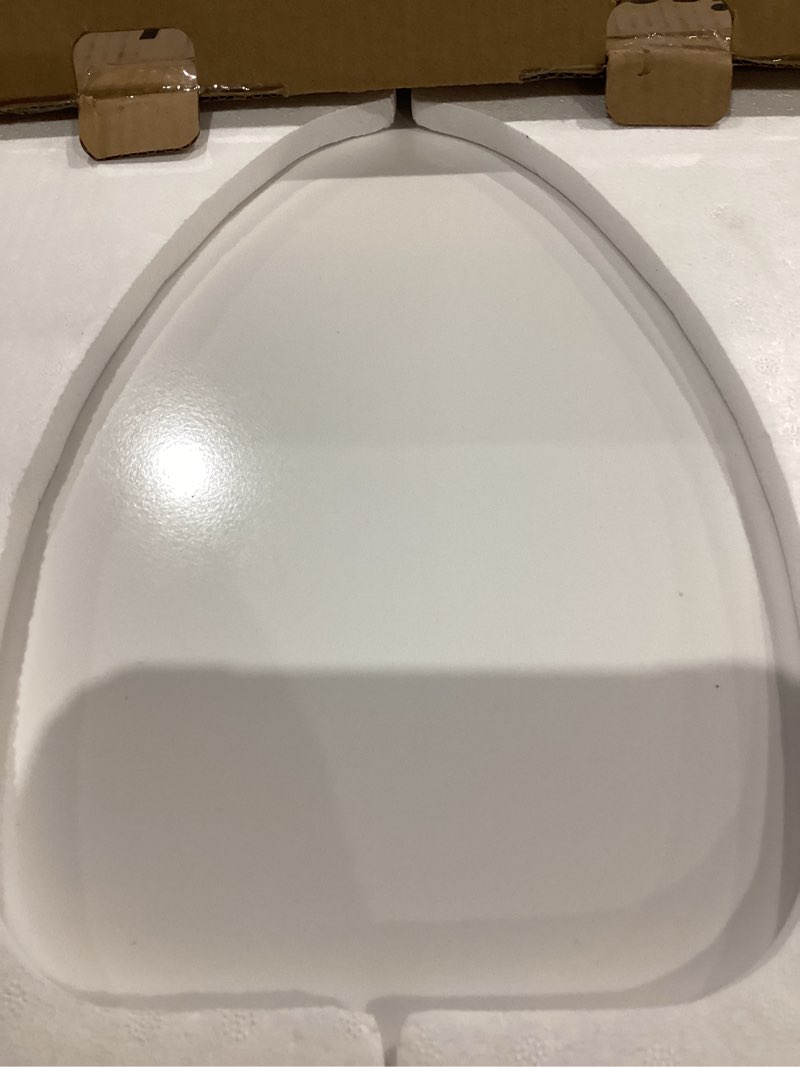 Condition photo showing Good Condition for elongated toilet seat risers for seniors, slow close, elevated toilet seat, heavy duty, never loosen, raised toilet seat elongated bowl, white(18.5”)