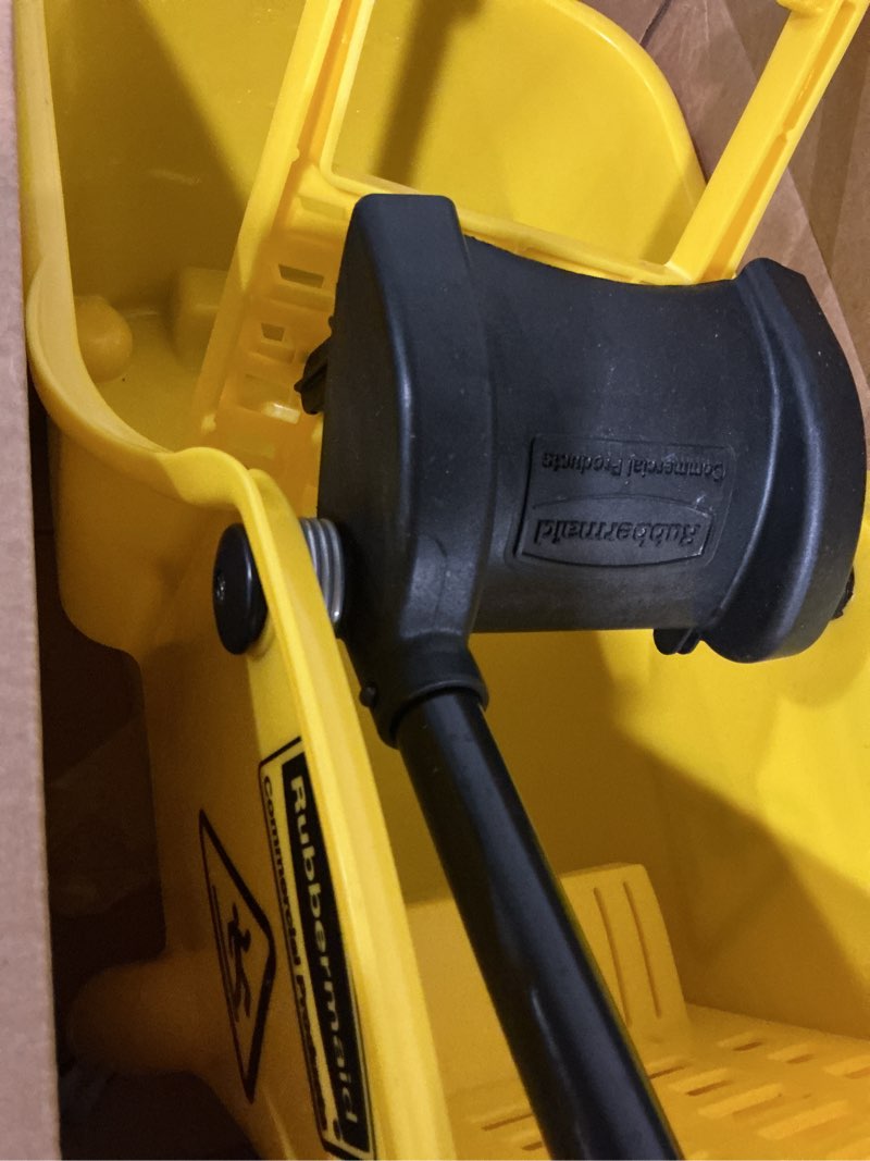 Condition photo showing As Is for 31 qt. tandem mop bucket