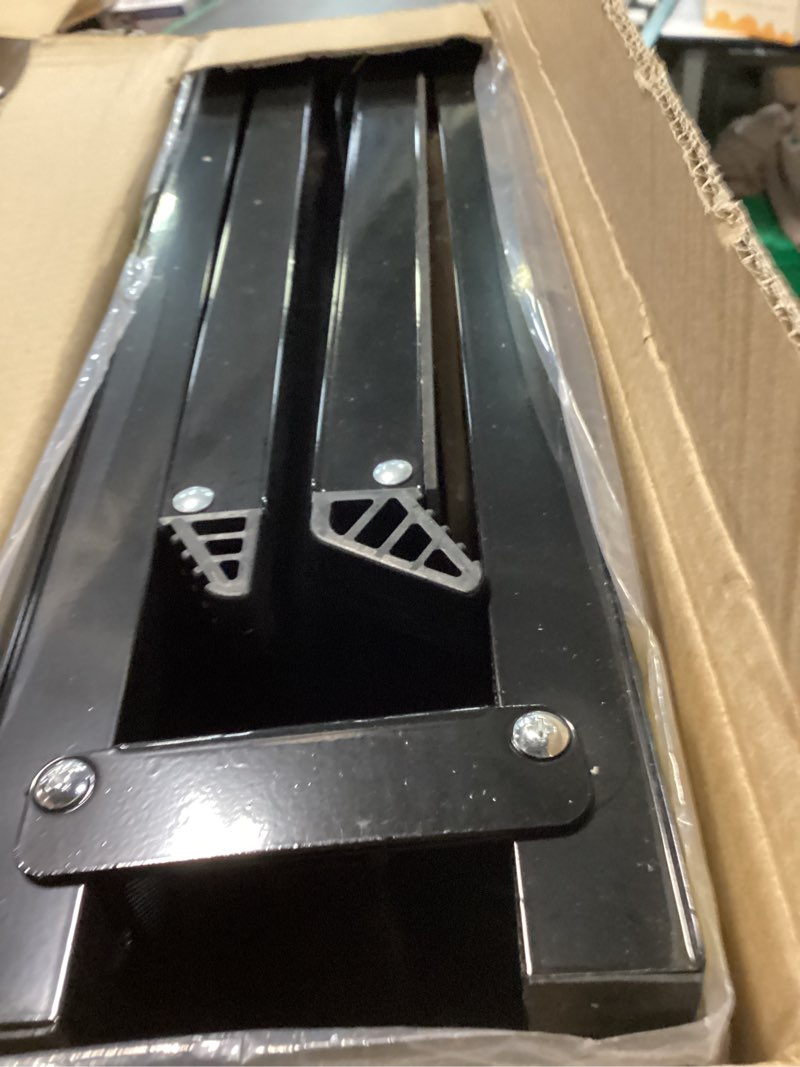 Condition photo showing Good Condition for upgraded dog ramp for car 71" x-long & 20" wider folding dog ramps for large dogs with non-slip rug surface portable dog car ramp for suv car & truck, outdoor dog ramp up to 270 lbs upgraded 71" l x 20" w